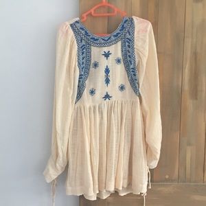 Free People Summer Stars Tunic in Ivory